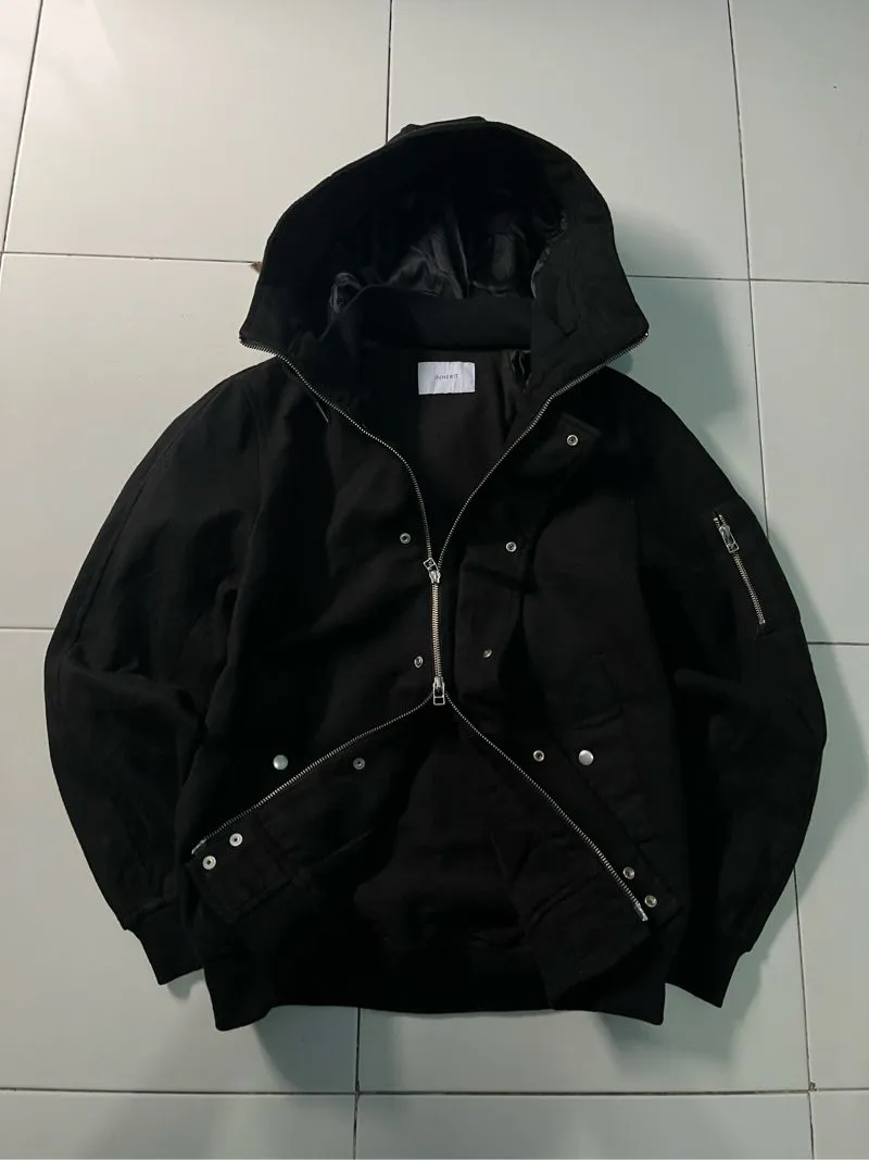 Gorpcore Grunge Sweater Pria black photo 1