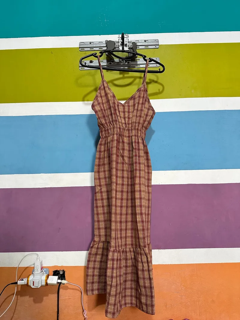 Casual Wanita brown orange photo 1