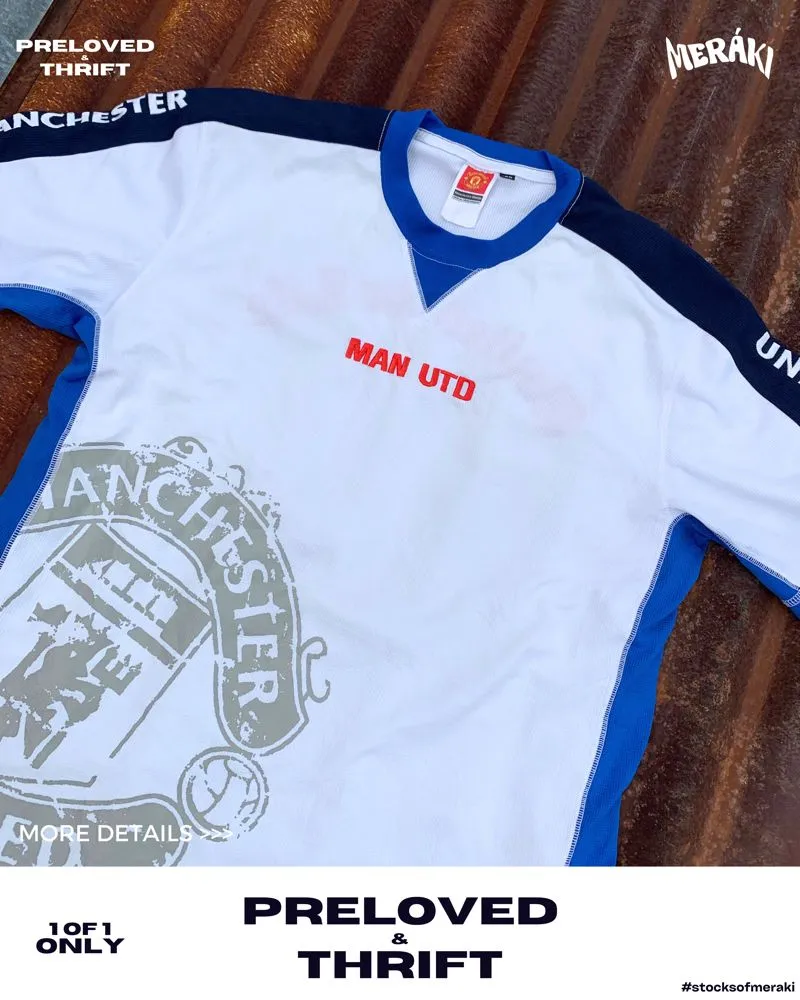 Vintage Jersey Pria white blue photo 1