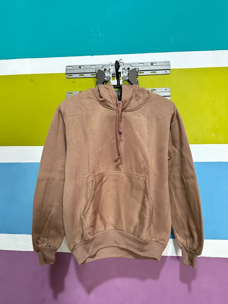 Casual Hoody Wanita brown photo 1