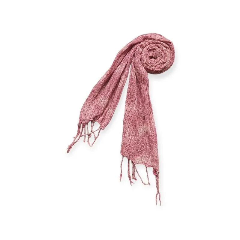 Goth Emo Scarf Wanita pink cream photo 1
