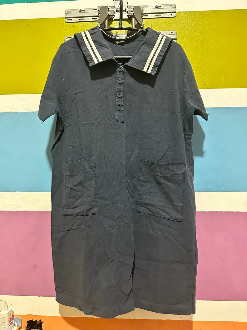 Cosplay Casual dress Wanita navy photo 1