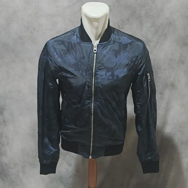 ZARA Casual Bomber jacket Pria multicolor photo 1