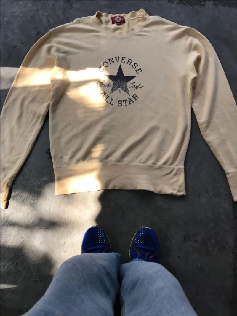 Converse Casual Sweatshirt Pria yellow photo 1