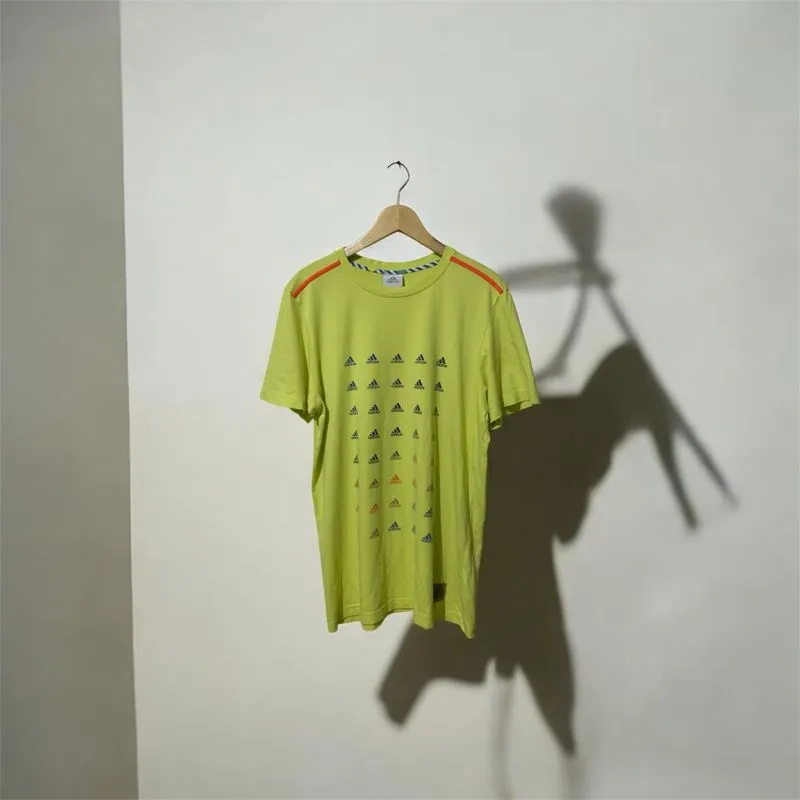 Adidas Vintage Sportswear T-shirt Pria yellow photo 1