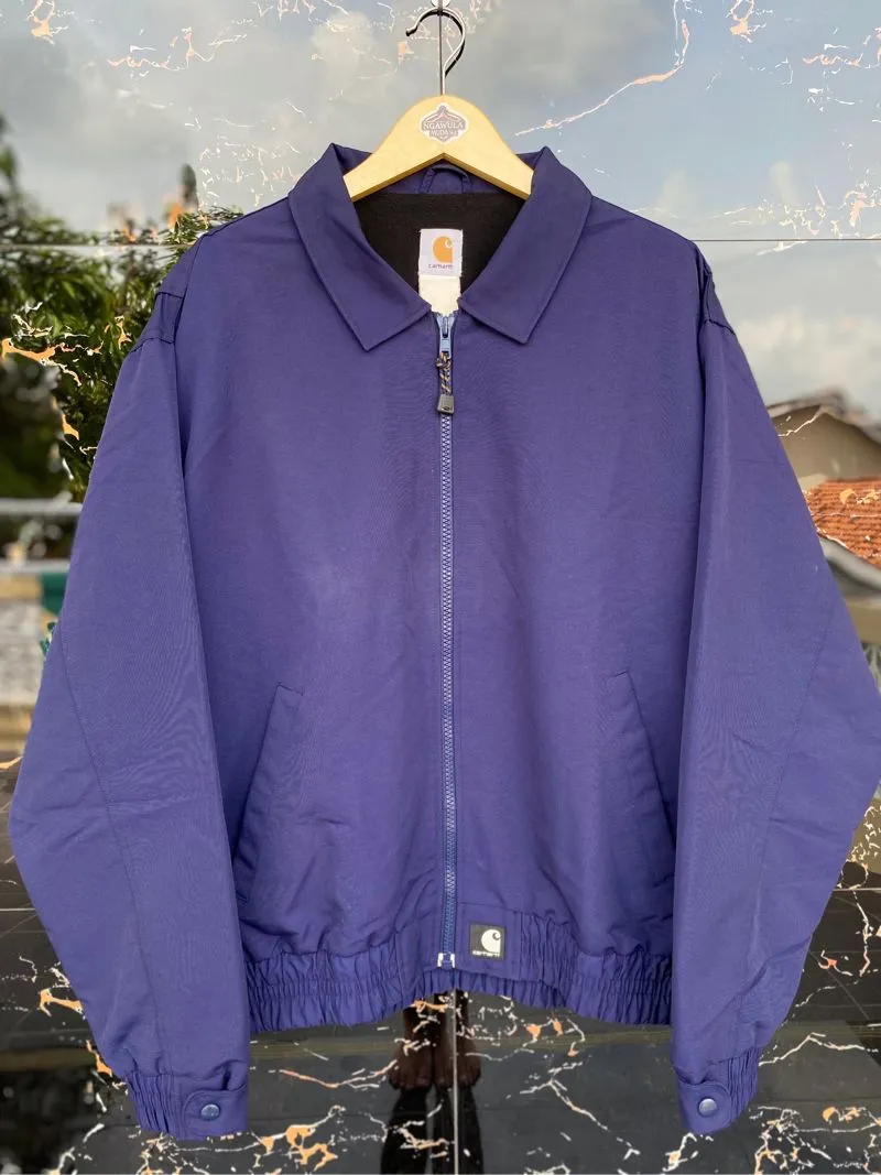 Carhartt Vintage Casual Harrington jacket Pria navy photo 1