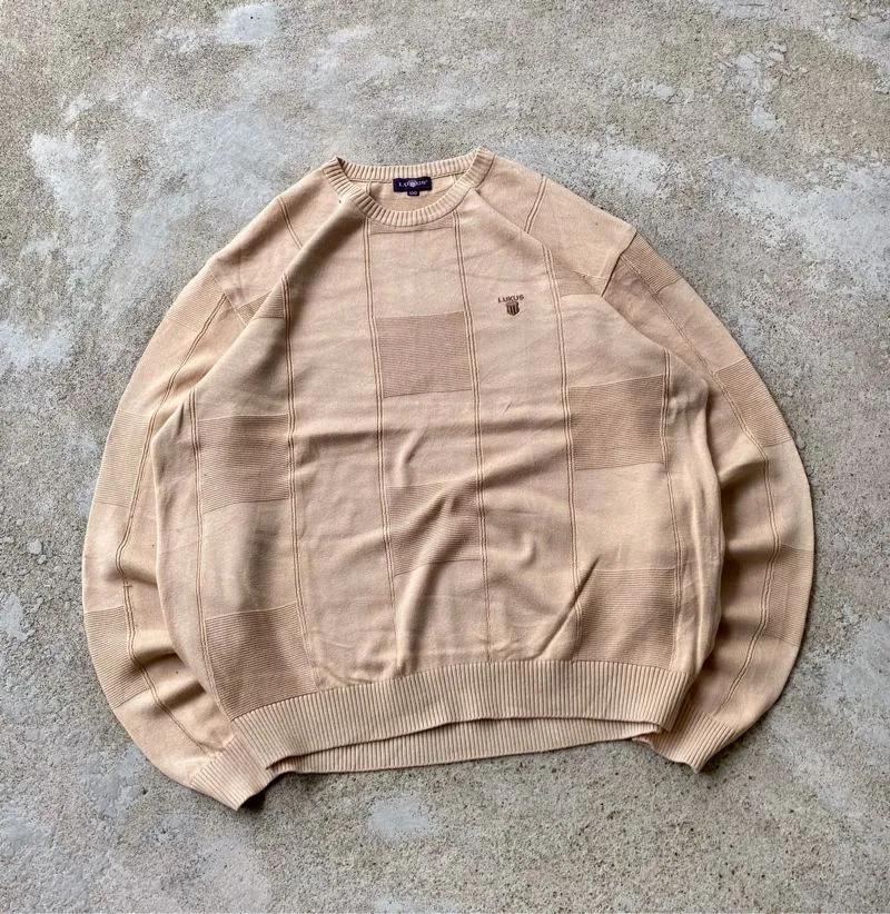 Casual Sweatshirt Pria tan photo 1