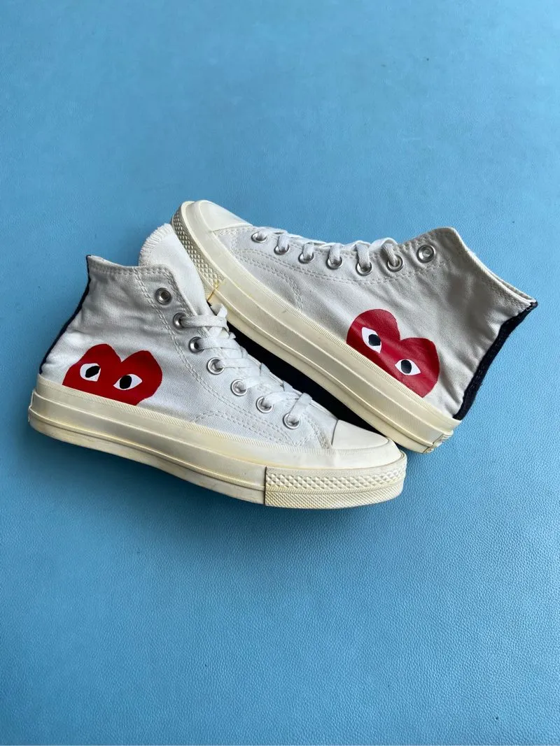 Converse Casual Sneakers Wanita white red photo 1