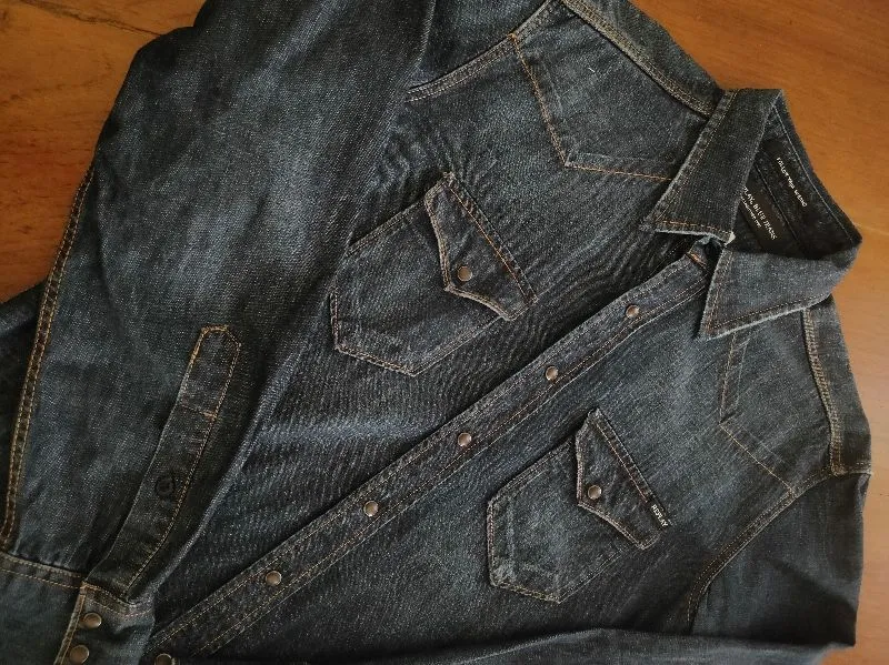Replay Casual Denim jacket Pria navy photo 1