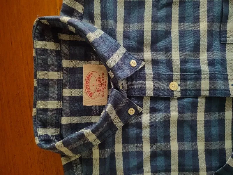 Casual Casual shirt Pria white blue photo 1