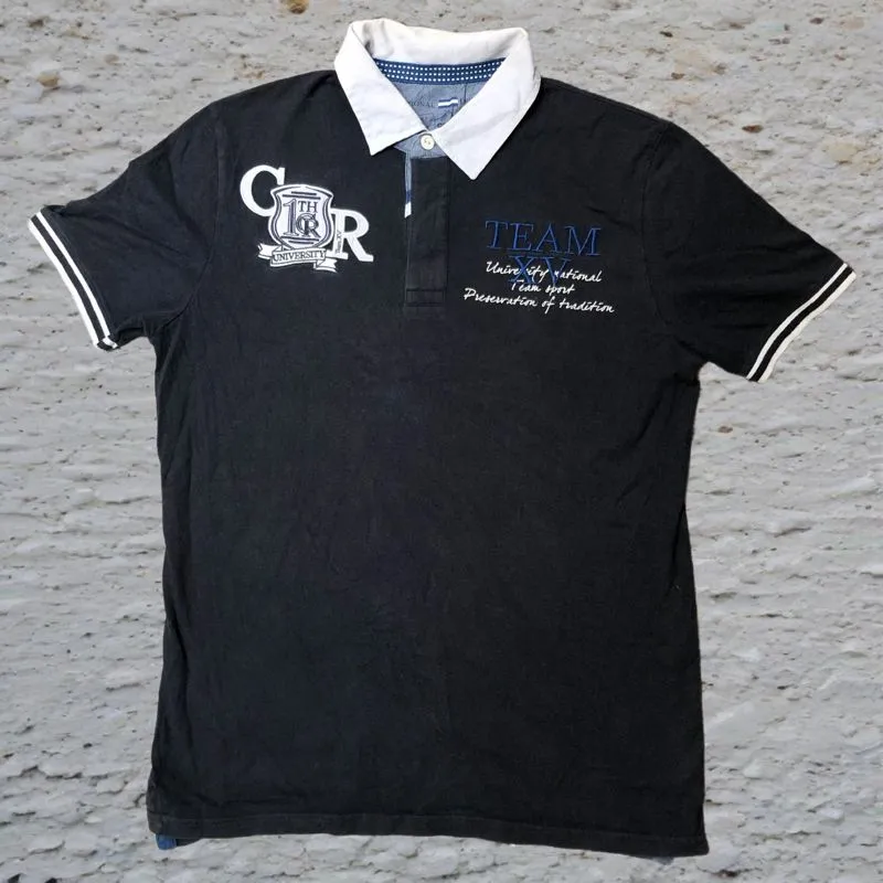 Carhartt Streetwear Casual Polo shirt Pria white navy photo 1