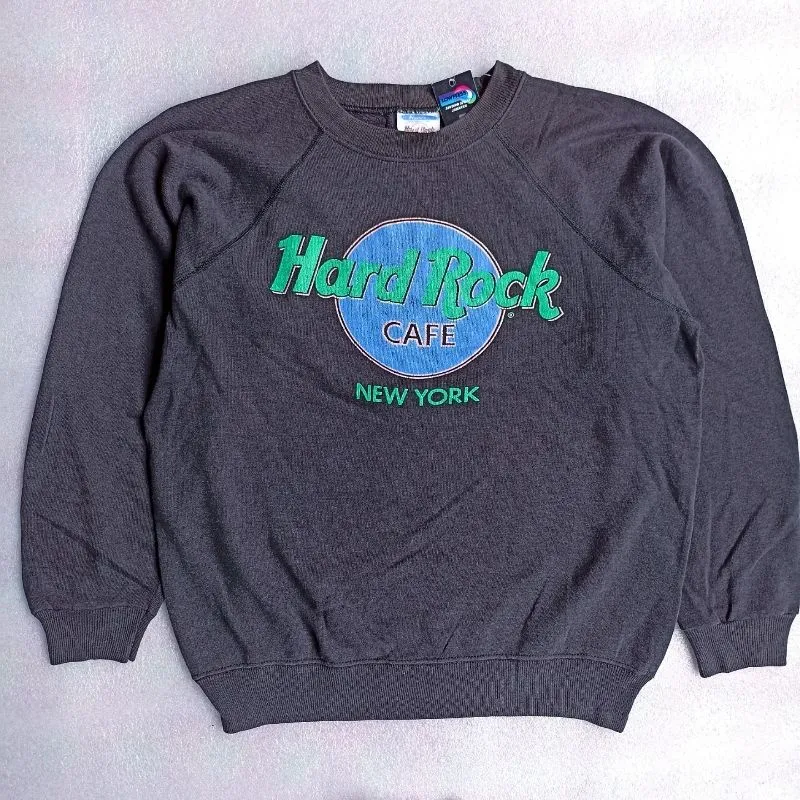 Hard Rock Cafe Vintage Indie Sweatshirt Pria black photo 1
