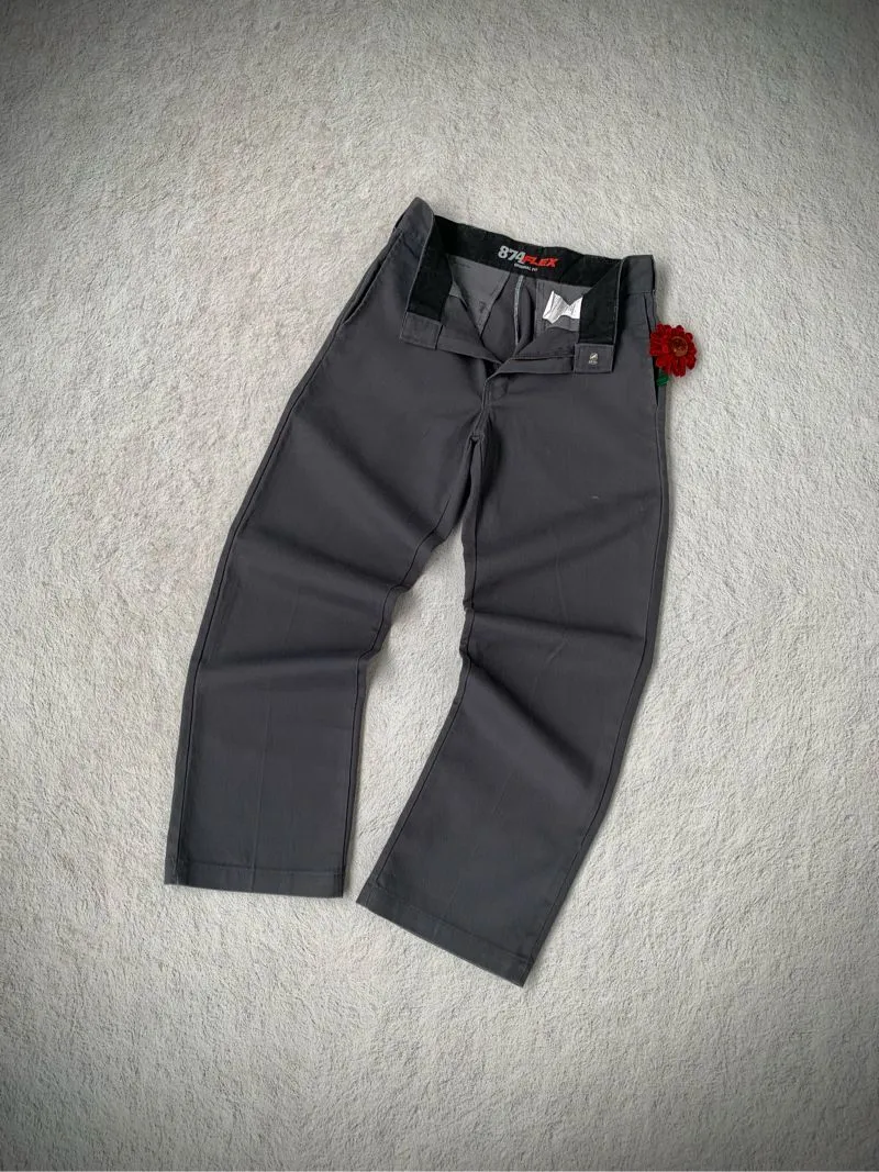 Dickies Streetwear Casual Casual pants Pria gray photo 1