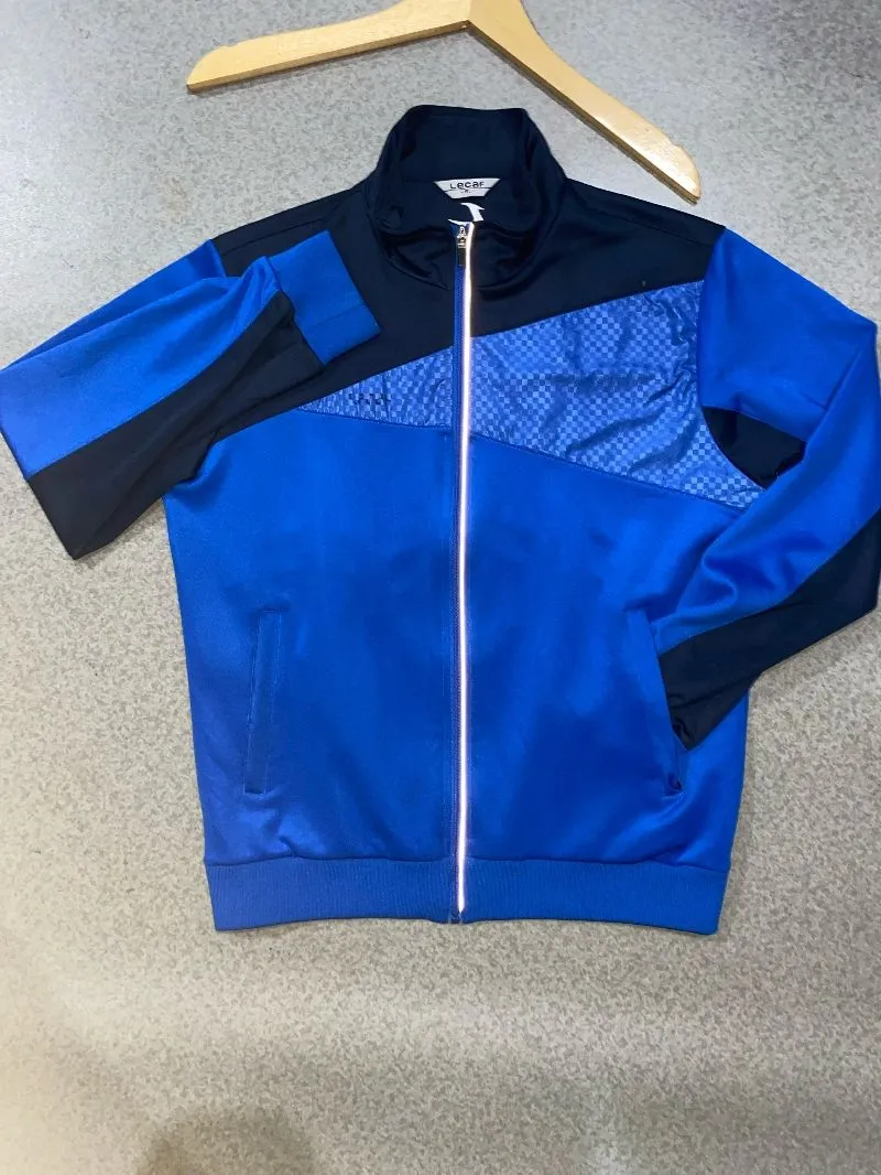Streetwear Casual Track jacket Pria navy blue photo 1