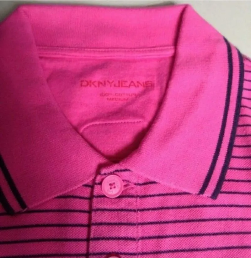 DKNY Emo Casual Sweatshirt Pria white pink photo 1