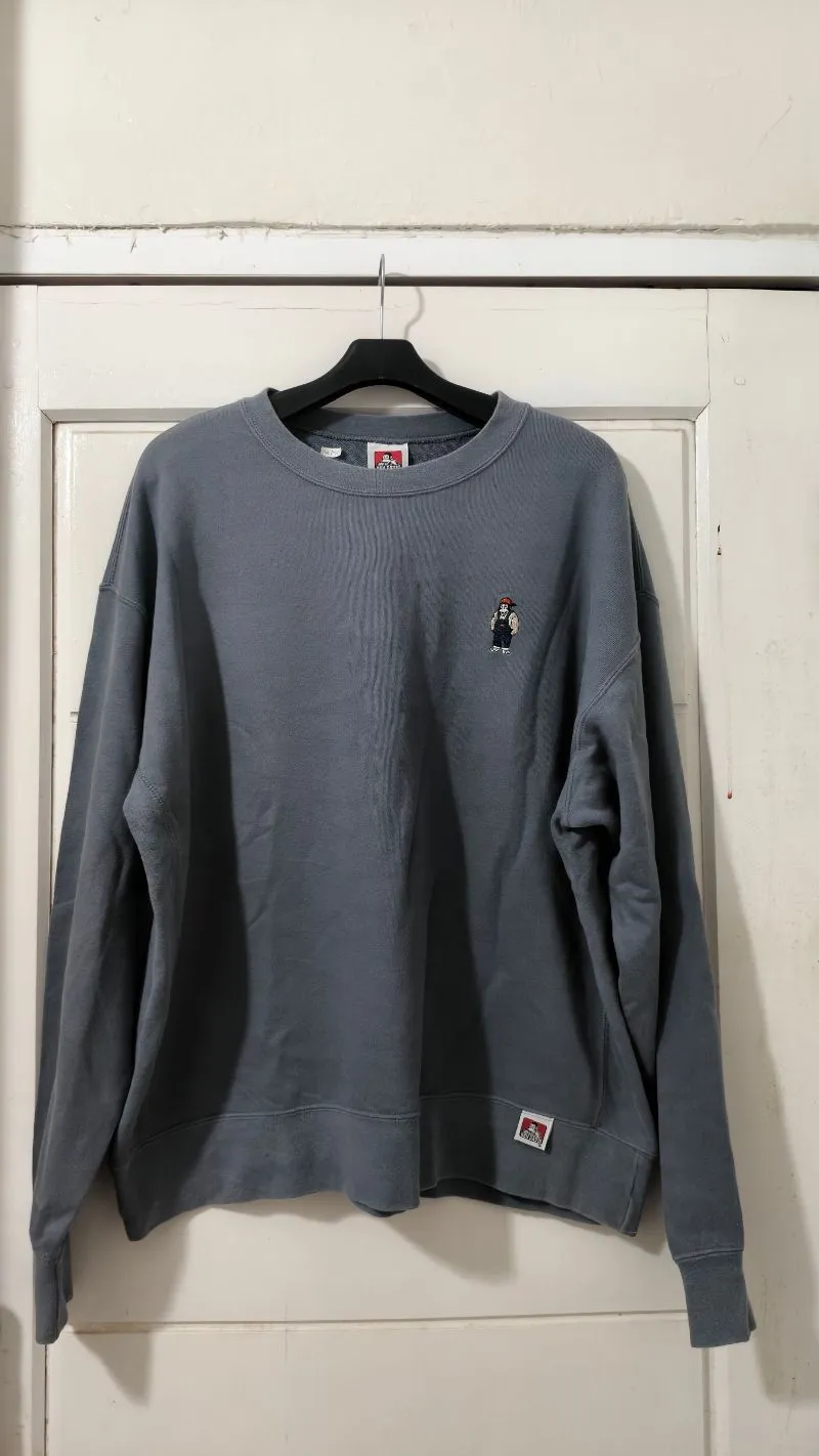Ben Davis Casual Sweatshirt Pria gray photo 1