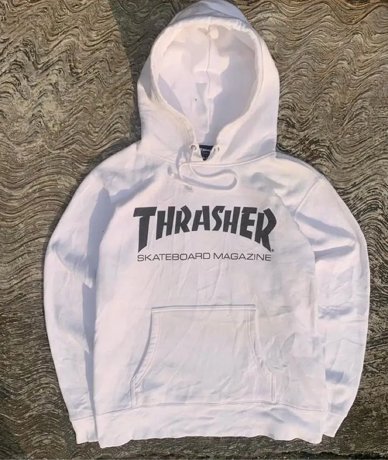 Thrasher Streetwear Skater Hoody Pria white photo 1