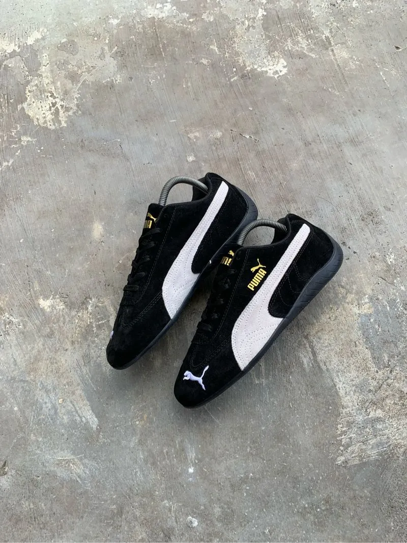 Puma Streetwear Casual Sneakers Pria white black photo 1