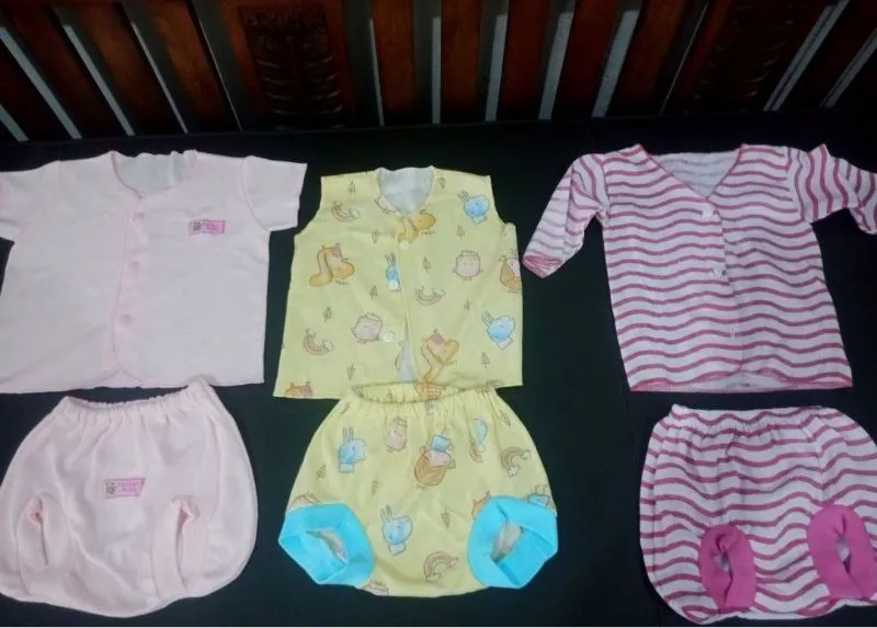 Casual Baju bayi Kids white pink photo 1