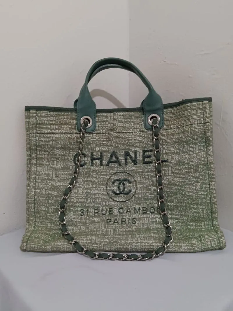 Chanel Casual Tote bag Wanita green photo 1