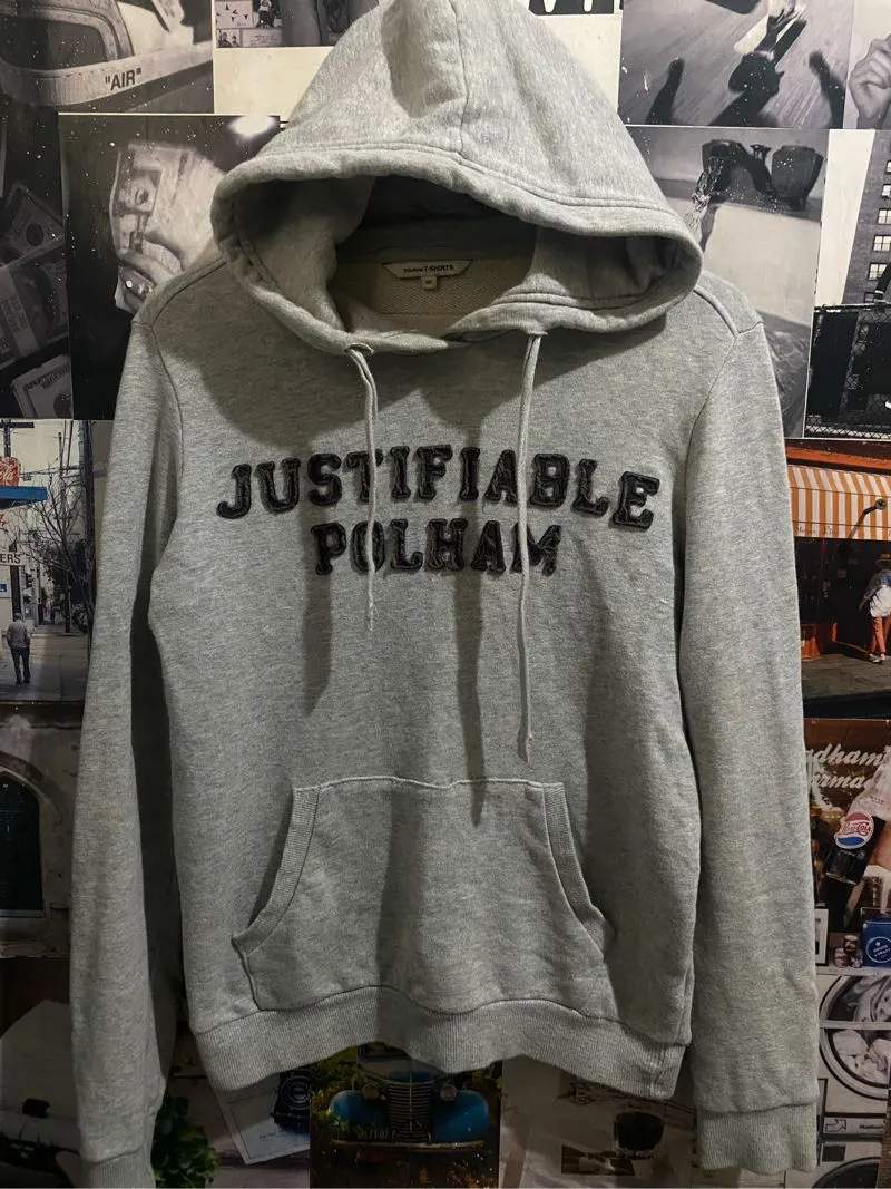 Polham Casual Hoody Pria gray photo 1