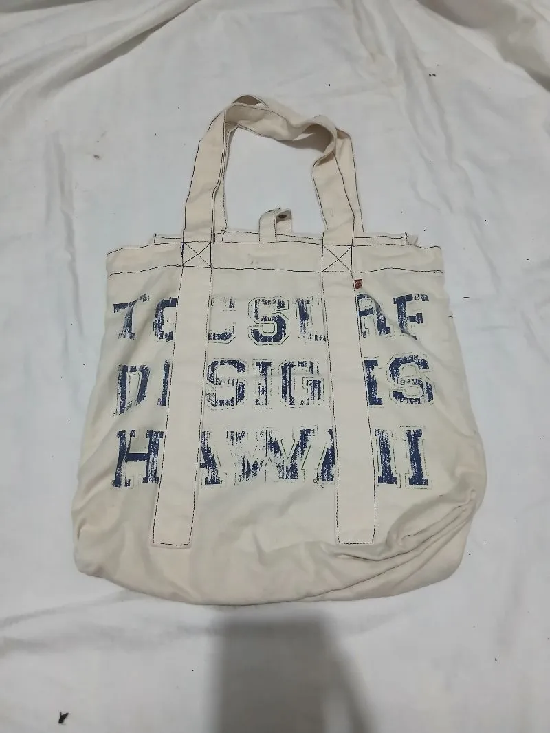 Japanese brand Vintage Y2K Tote bag Wanita cream photo 1