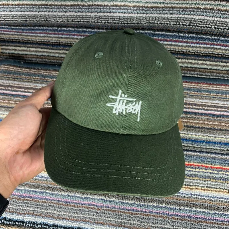 Stussy Vintage Streetwear Hat Pria green photo 1