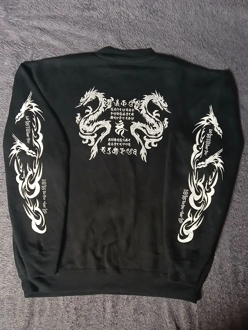 Y2K Sweater Pria black photo 1
