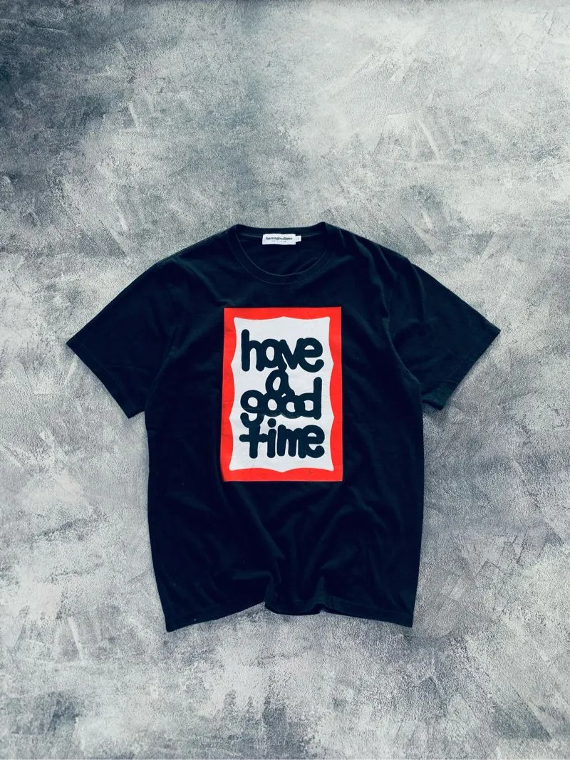 have a good time Luxury T-shirt Pria black photo 1