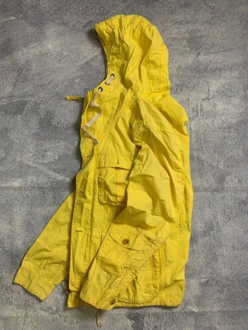 Vintage Streetwear Parka Pria yellow photo 1