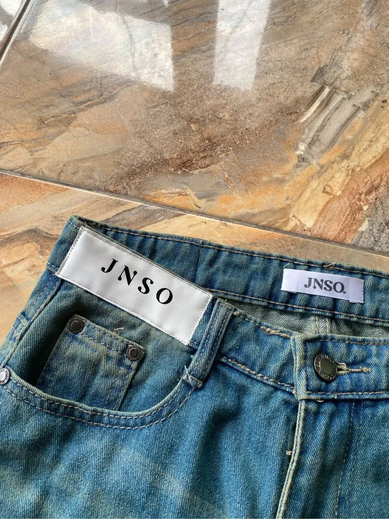 Jiniso Casual Jeans Pria green navy photo 1