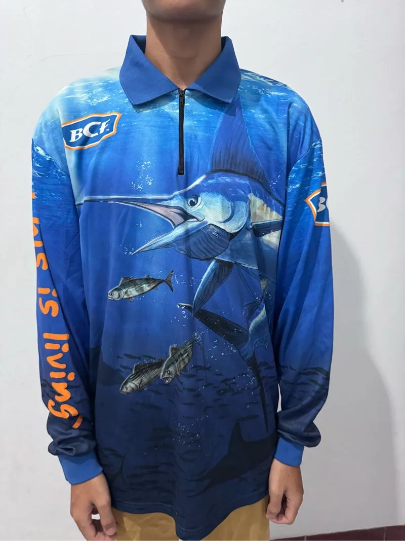 Casual Casual shirt Pria blue photo 1