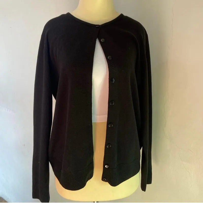 ZARA Casual Cardigan Wanita black photo 1