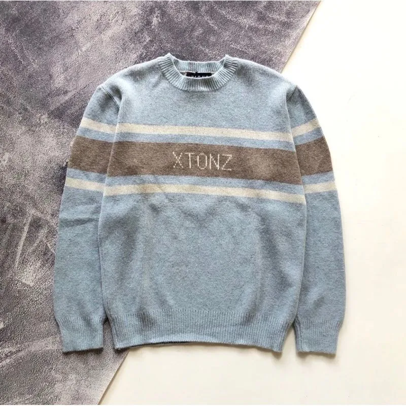 Minimalist Casual Sweater Pria blue photo 1