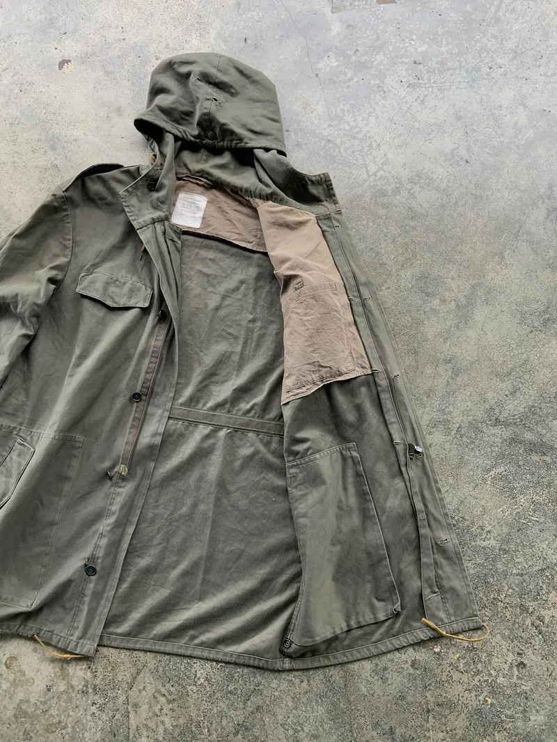 Rick Owens Vintage Streetwear Parka Pria green photo 1