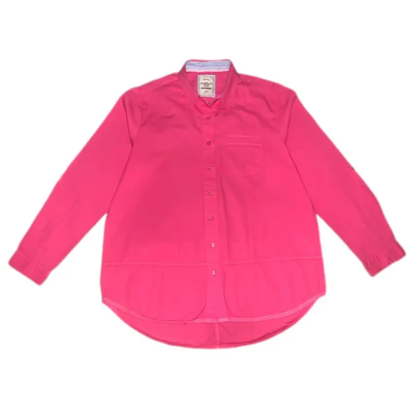 Kemeja Nevada - Pink | Kemeja Polos Wanita Lengan Panjang photo 1