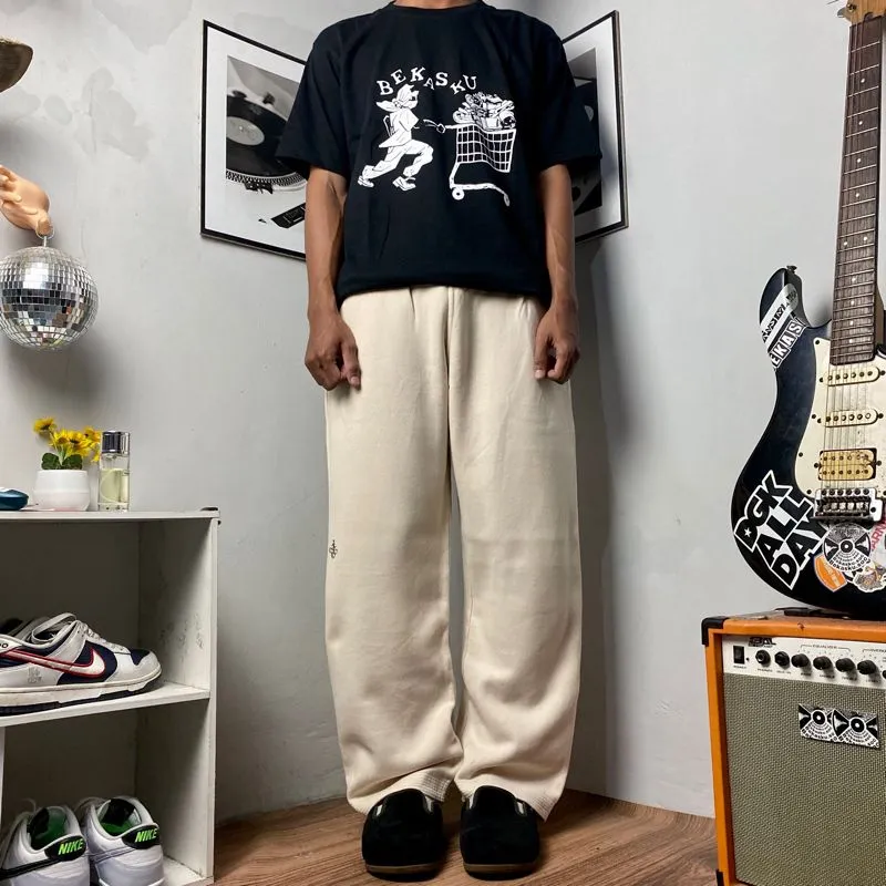 Vintage Y2K Sweatpants & Joggers Pria tan cream photo 1