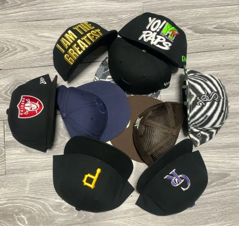 Vintage Y2K Hat Pria black photo 1