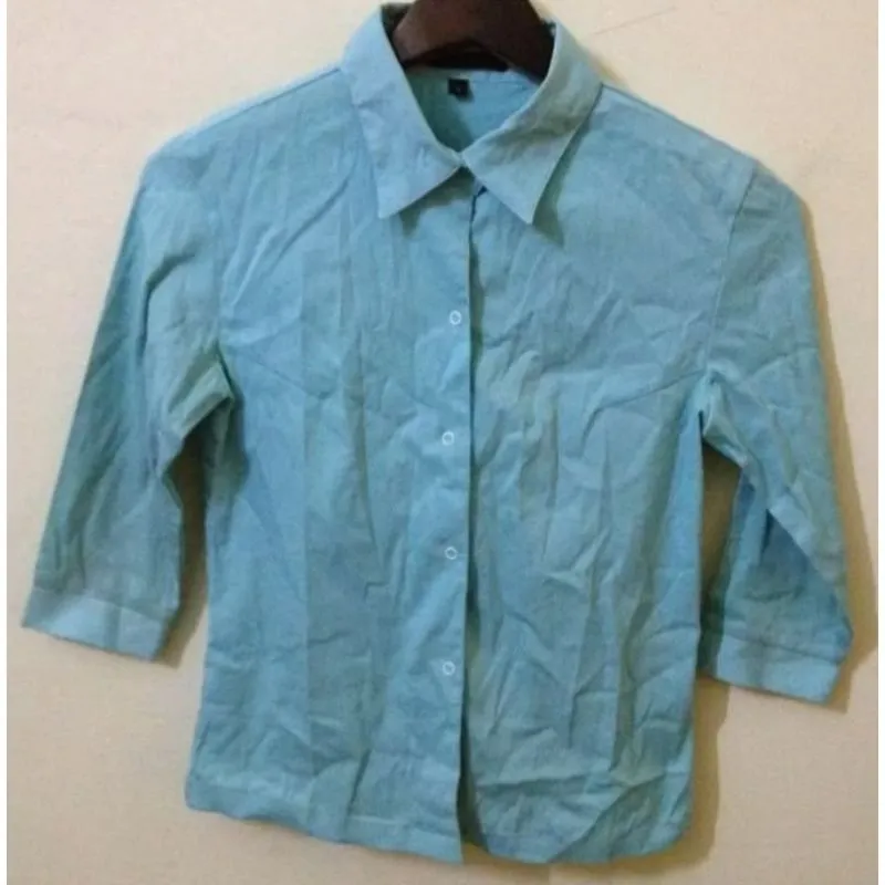 Casual Shirt Wanita blue photo 1