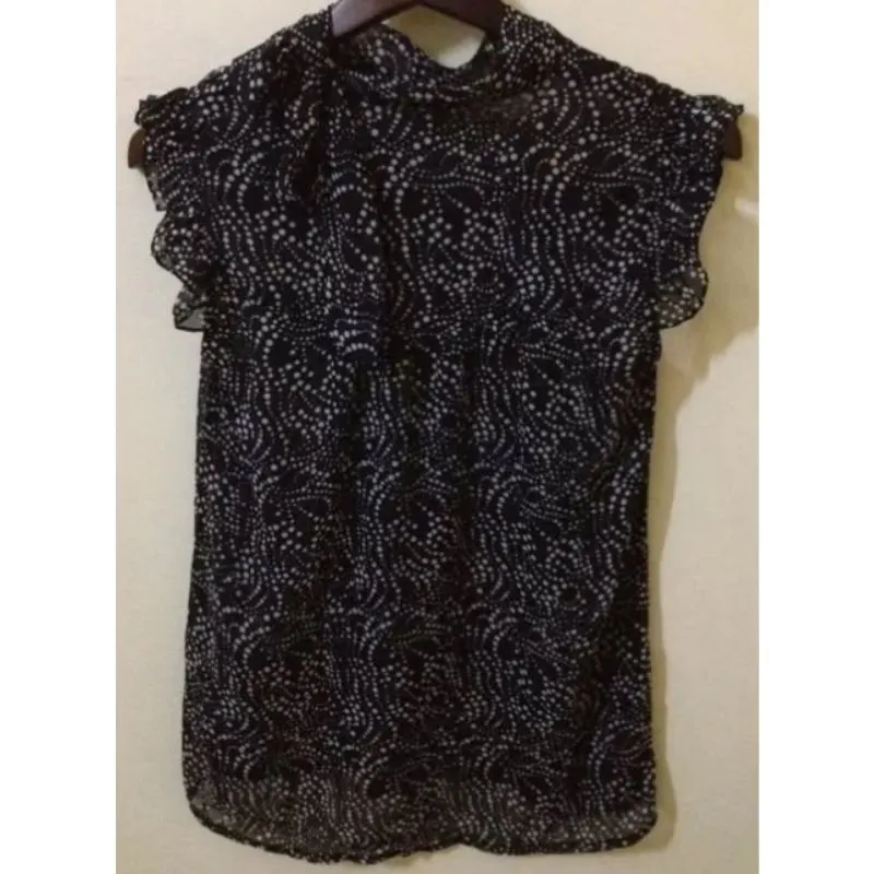 Casual Blouse Wanita black photo 1