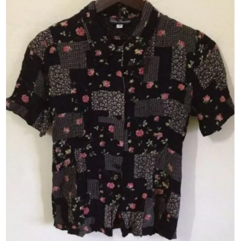 Casual Shirt Wanita black photo 1