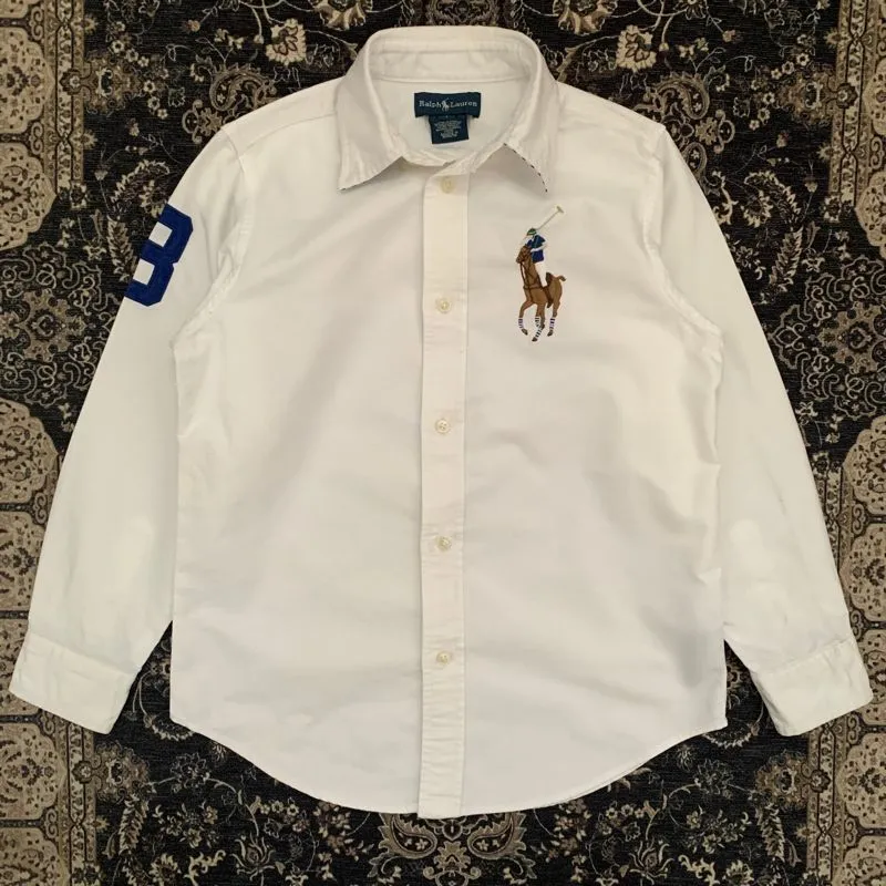 Polo Ralph Lauren Vintage Casual Shirt Wanita white photo 1