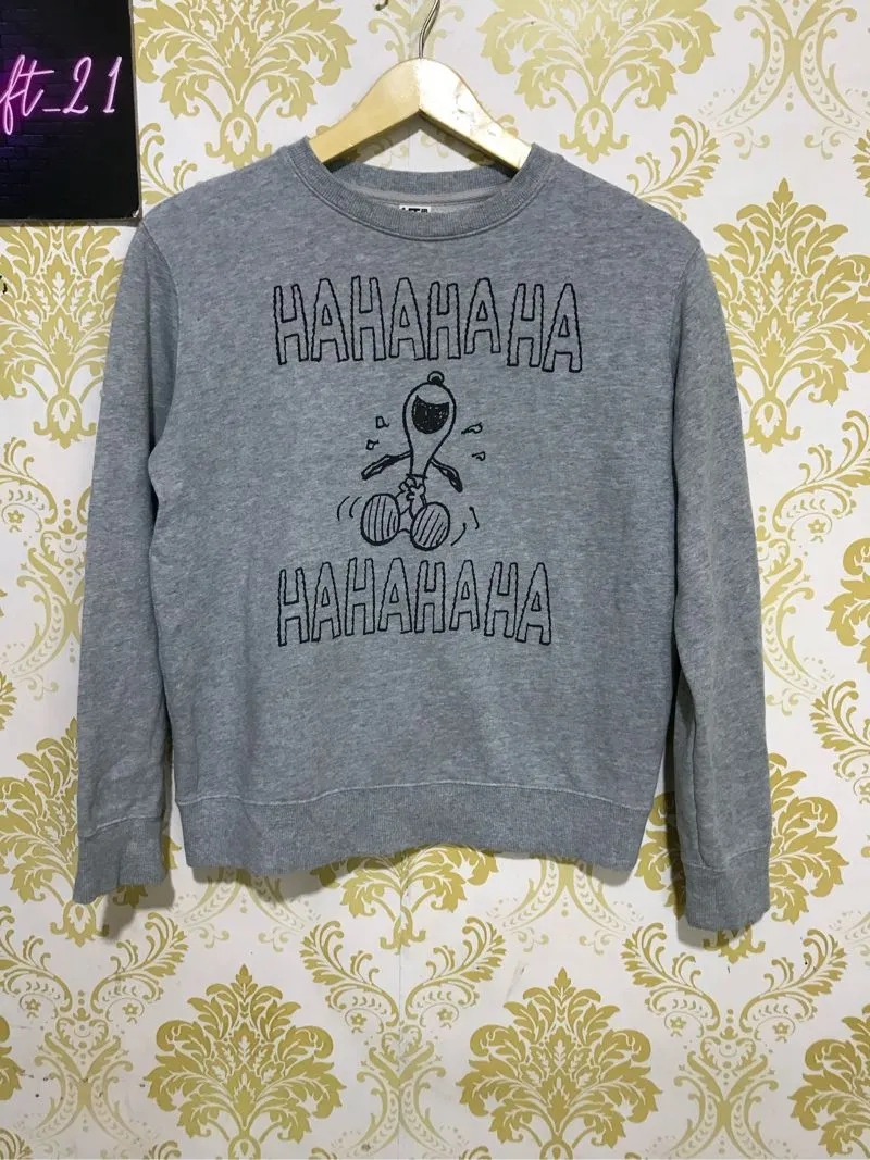 Uniqlo Casual Sweater Pria brown photo 1
