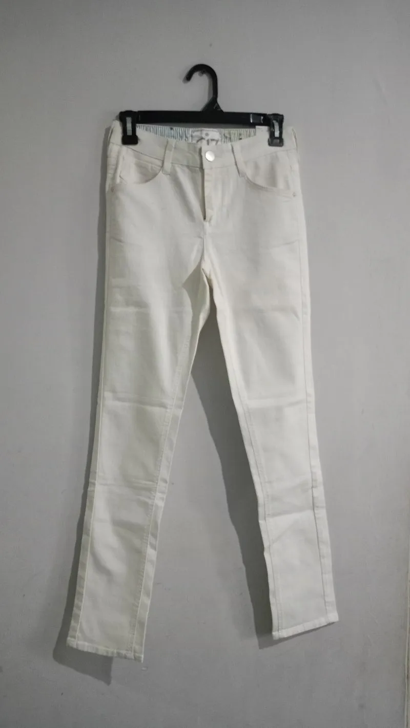 Casual Pencil skirt Wanita white photo 1