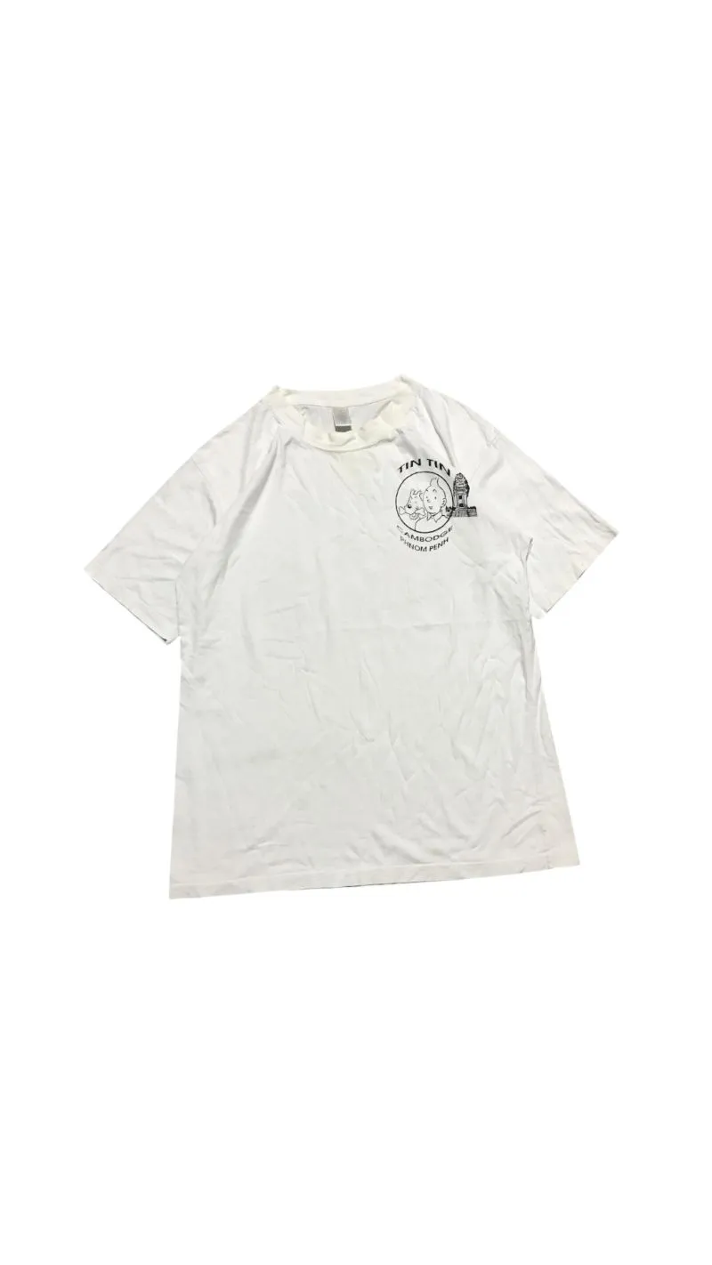Vintage T-shirt Pria white photo 1