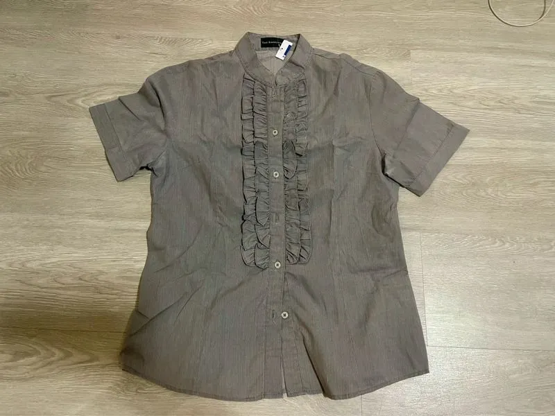 Executive Reworked Blouse Wanita gray photo 1