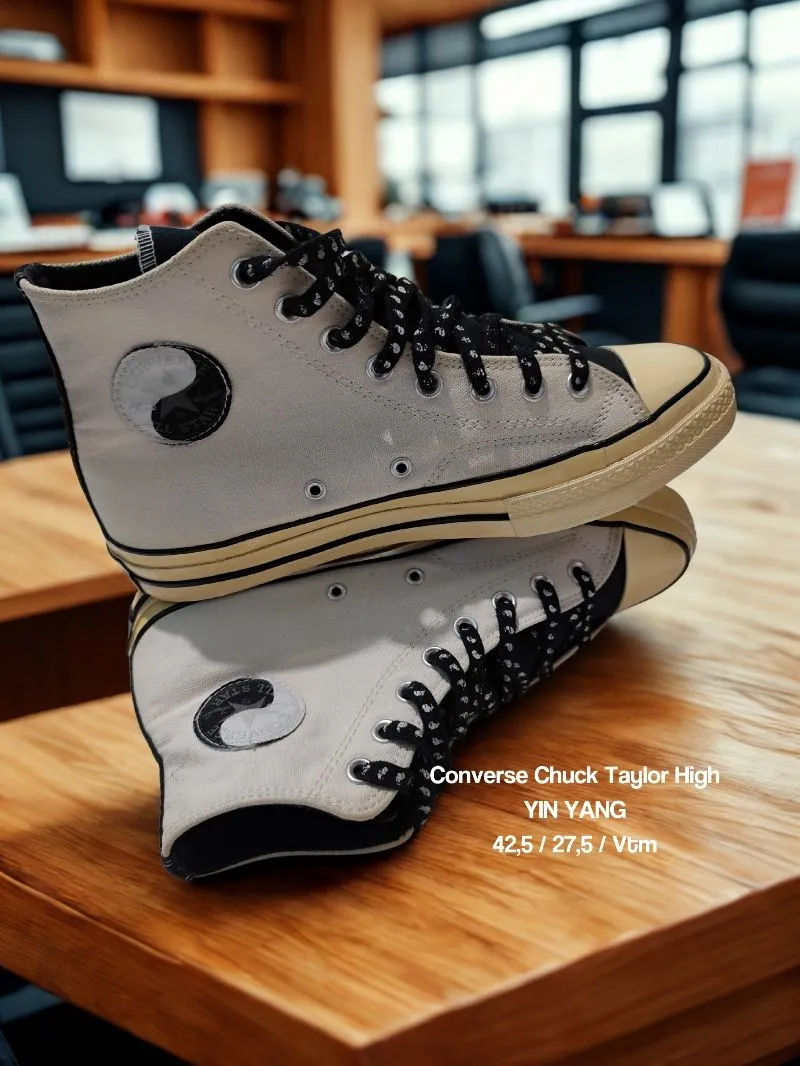 Converse Chuck Taylor High YIN YANG size 42,5 Preloved