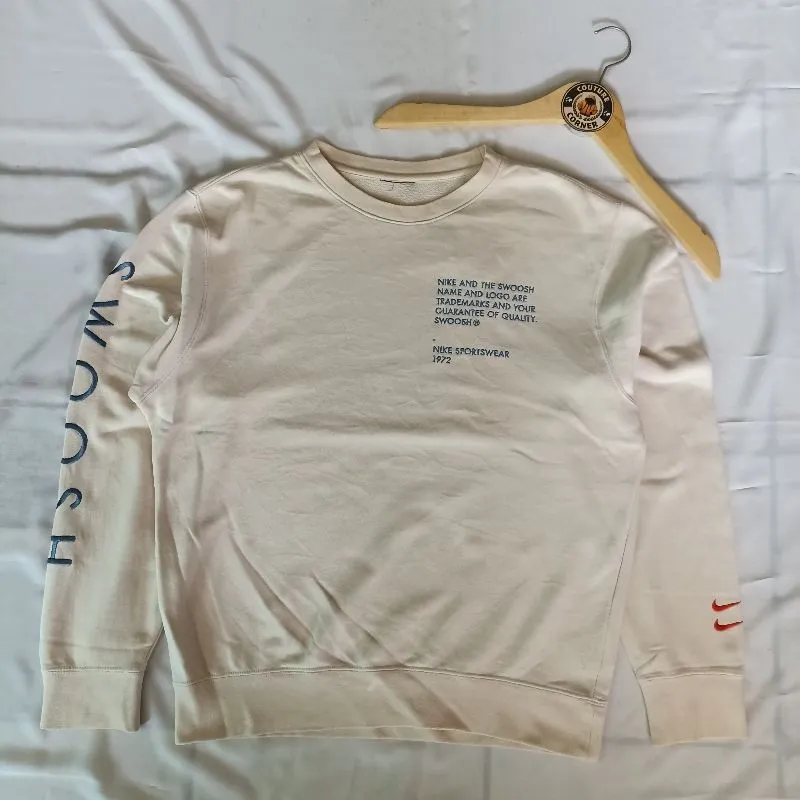 Nike Casual Sweater Pria cream photo 1