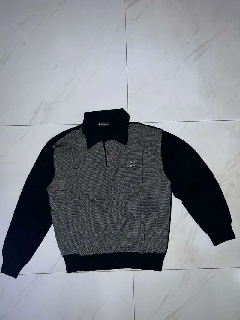 Luxury Casual Sweatshirt Pria black gray photo 1