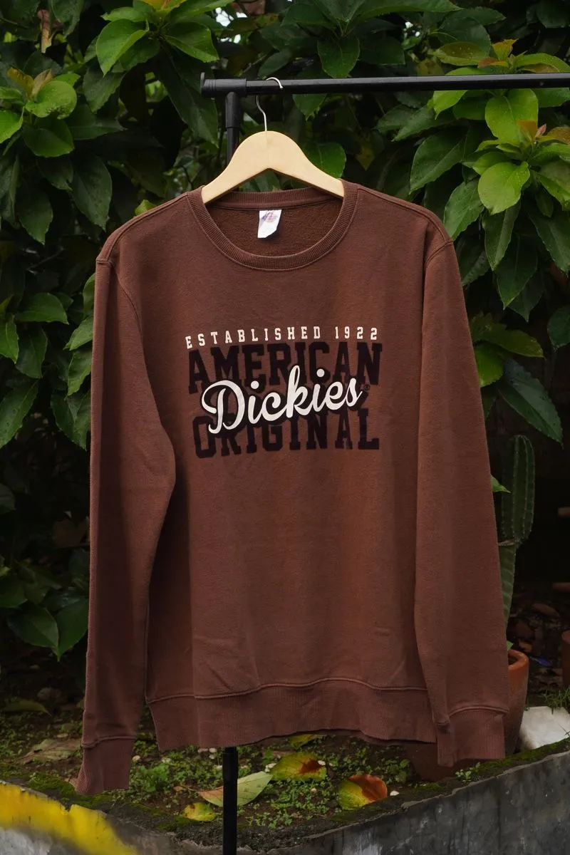 Dickies Casual Sweatshirt Pria brown photo 1